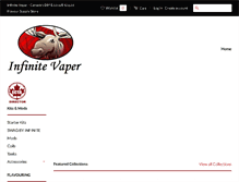 Tablet Screenshot of infinitevaper.com